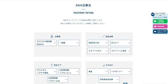 agaスキンクリニック 治療プラン