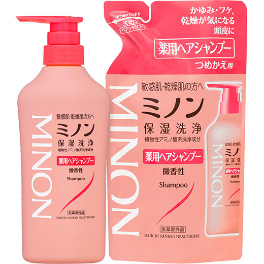 第一三共ヘルスケア｜ミノン薬用ヘアシャンプー